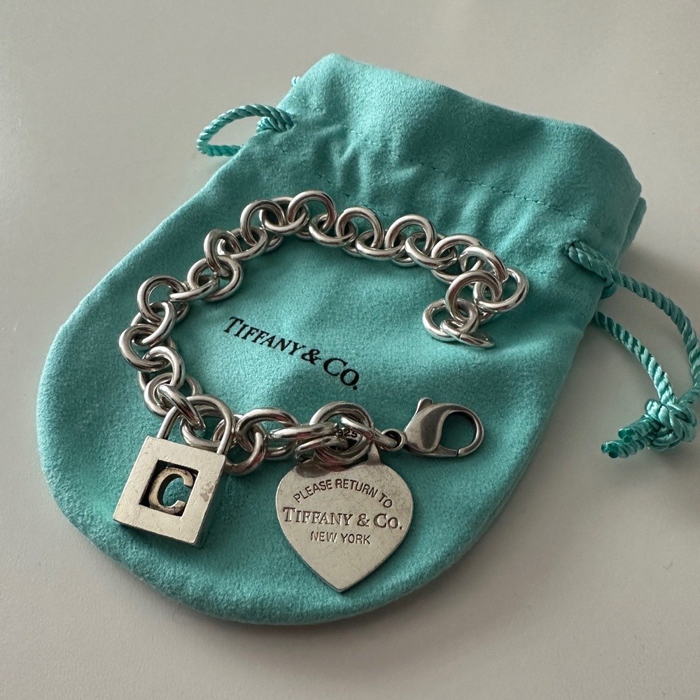 Tiffany & Co. Silver Heart Tag Bracelet